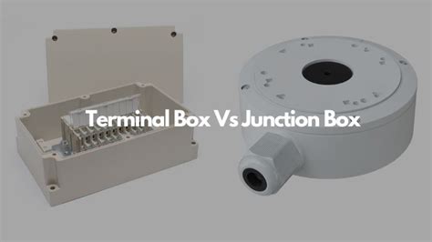 junction box vs terminal box|large junction box with knockouts.